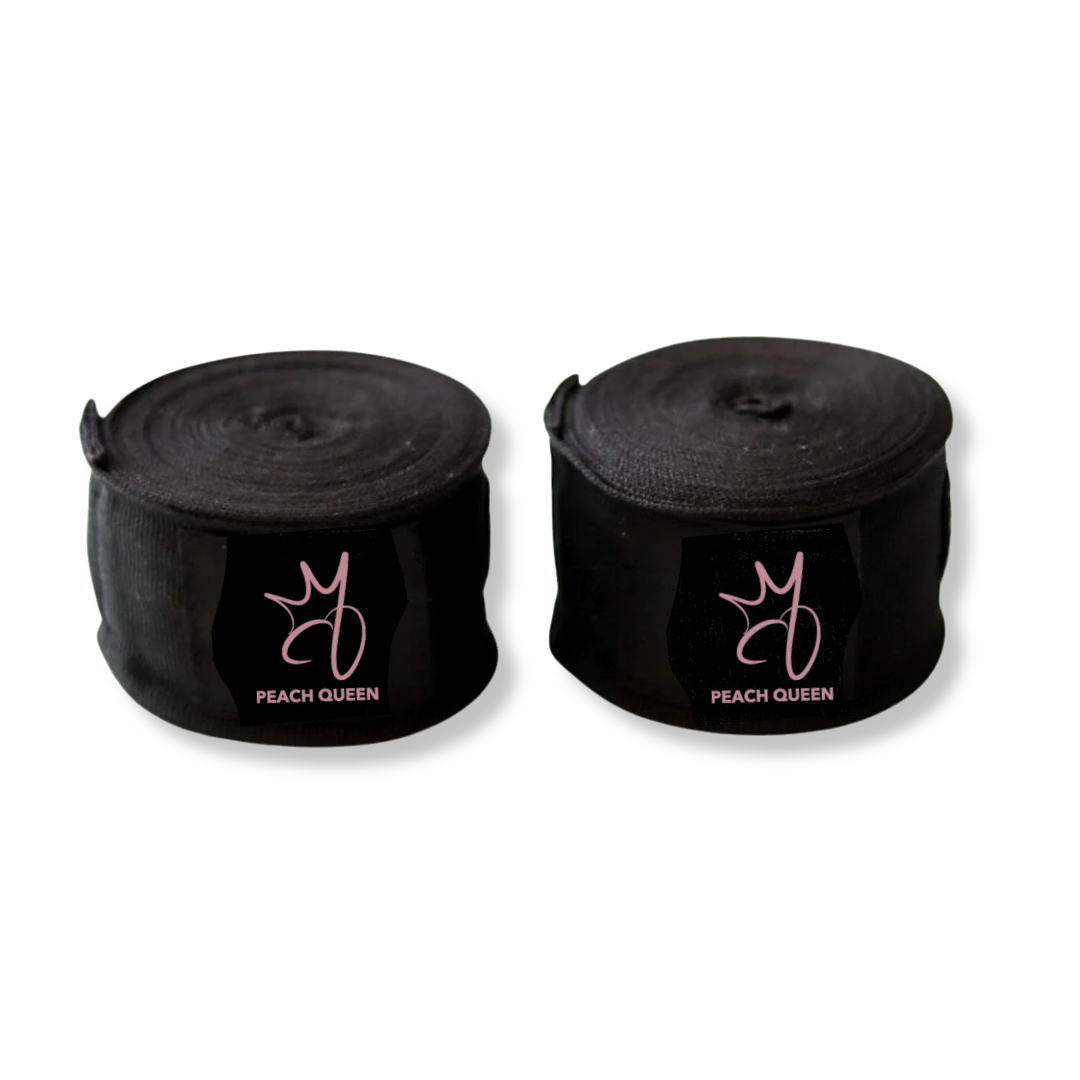 Peach Queen Elastic Boxing Wraps