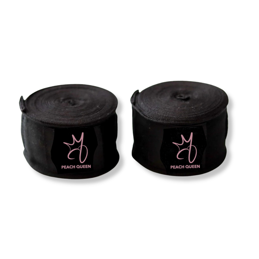 Peach Queen Elastic Boxing Wraps